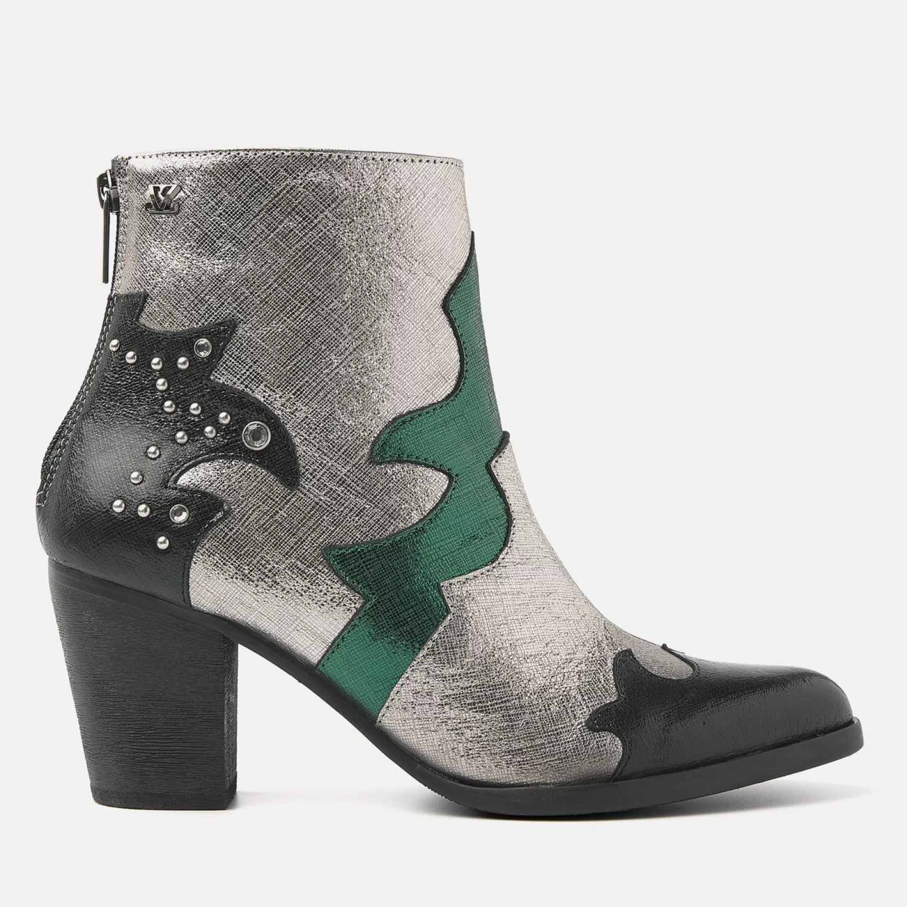 Women Lazamani Women's Ankle Boots 85.609 Green-Multi