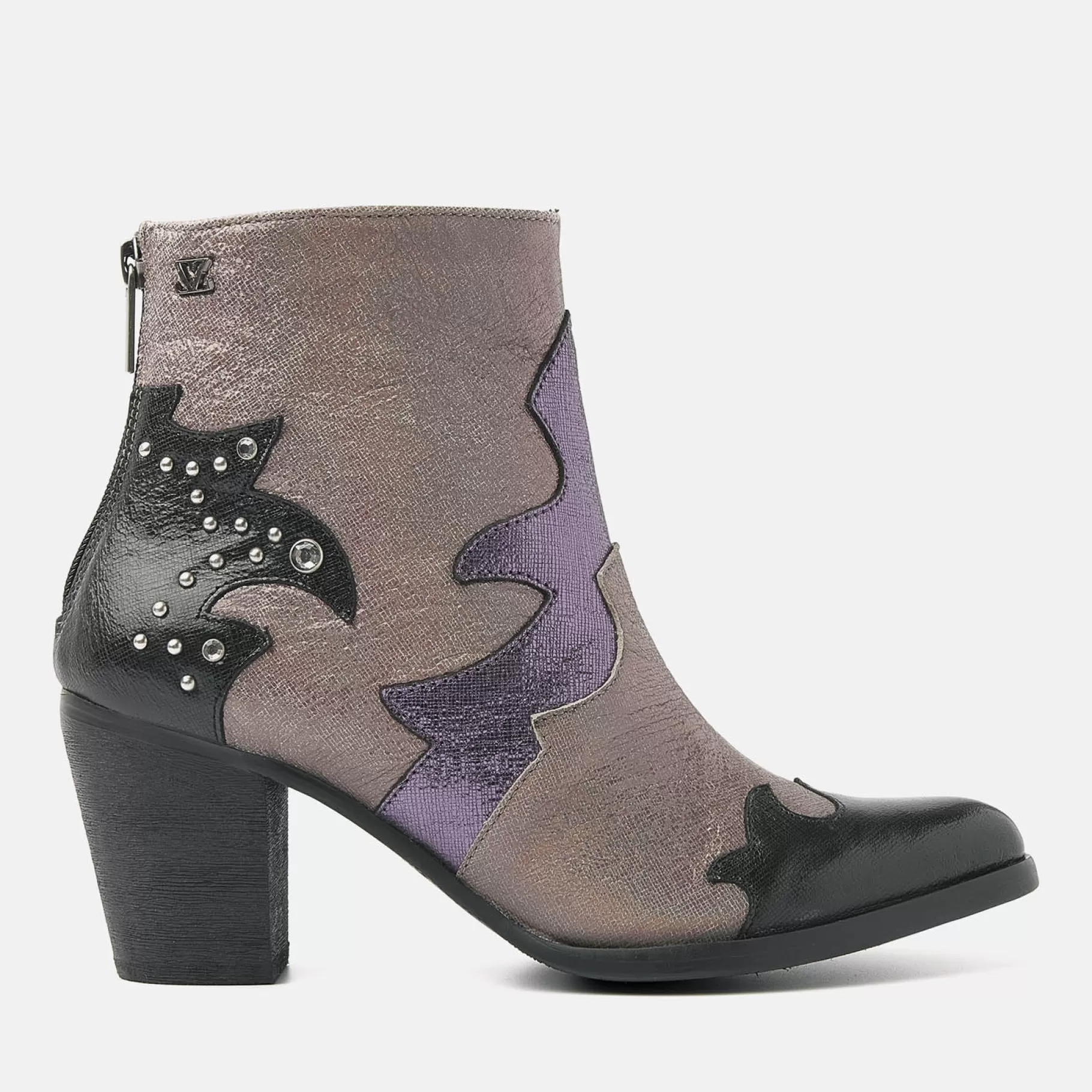 Women Lazamani Women's Ankle Boots 85.609 Purple-Multi