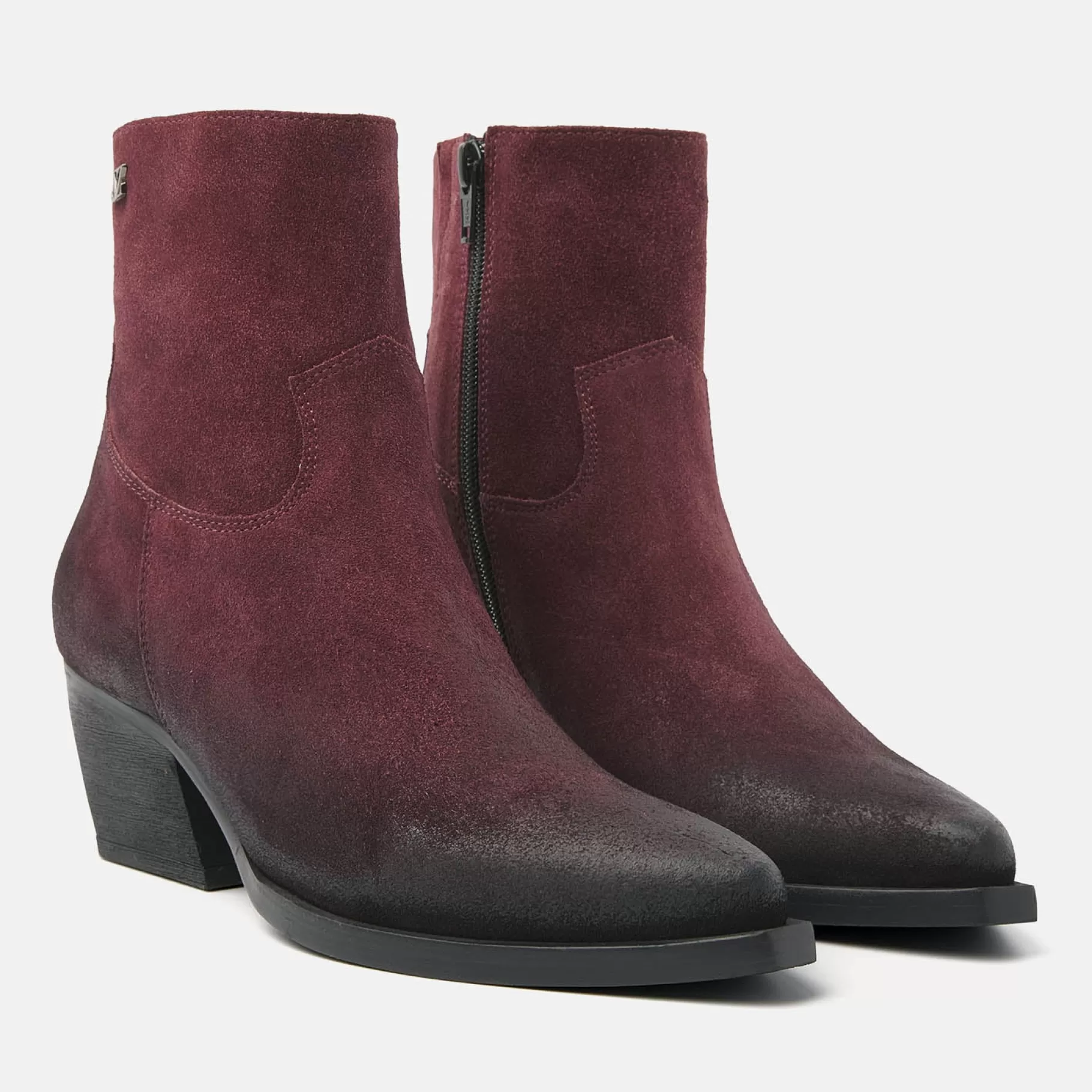 Women Lazamani Women's Ankle Boots 85.632 Bordo