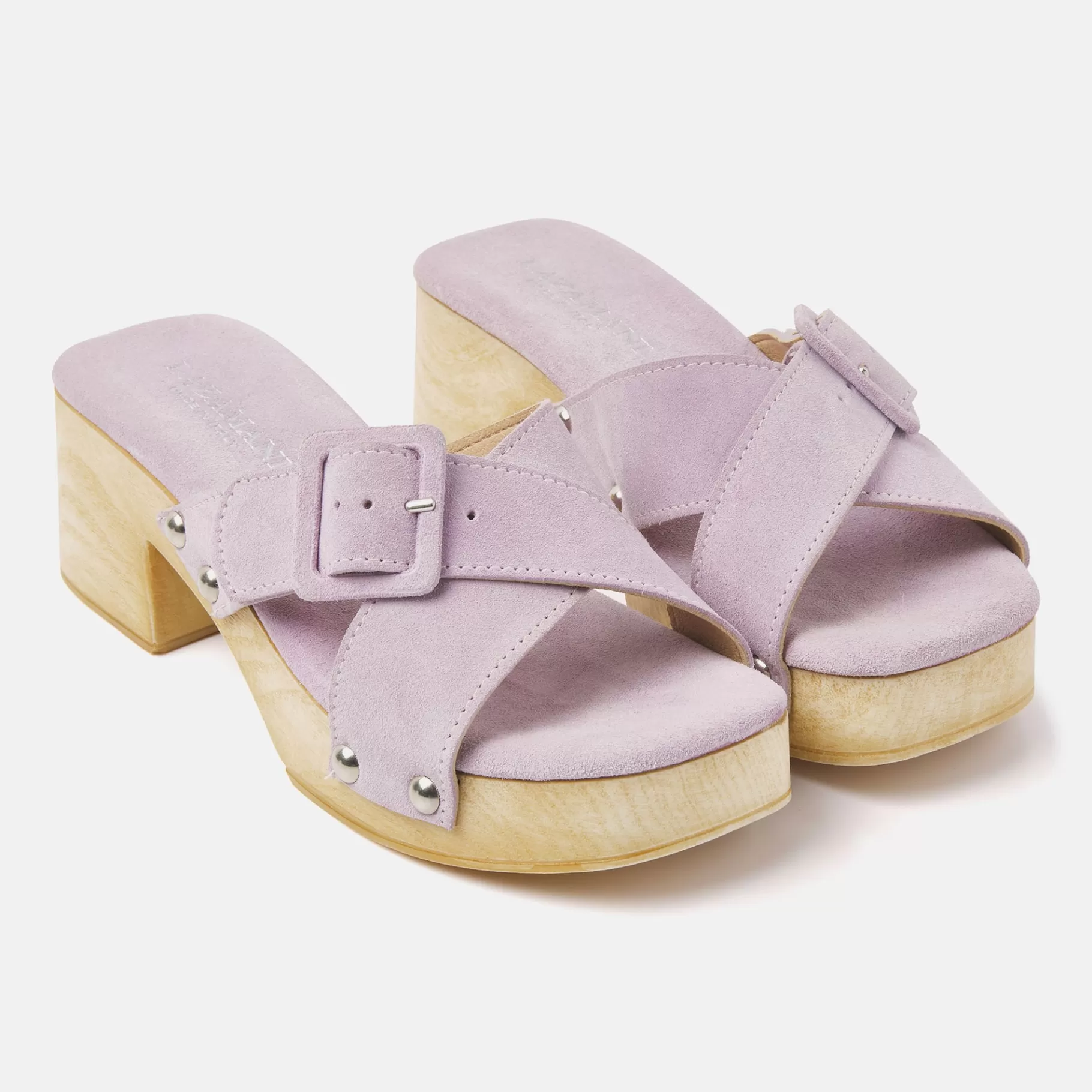 Women Lazamani Women's Clogs 31.226 Lilac