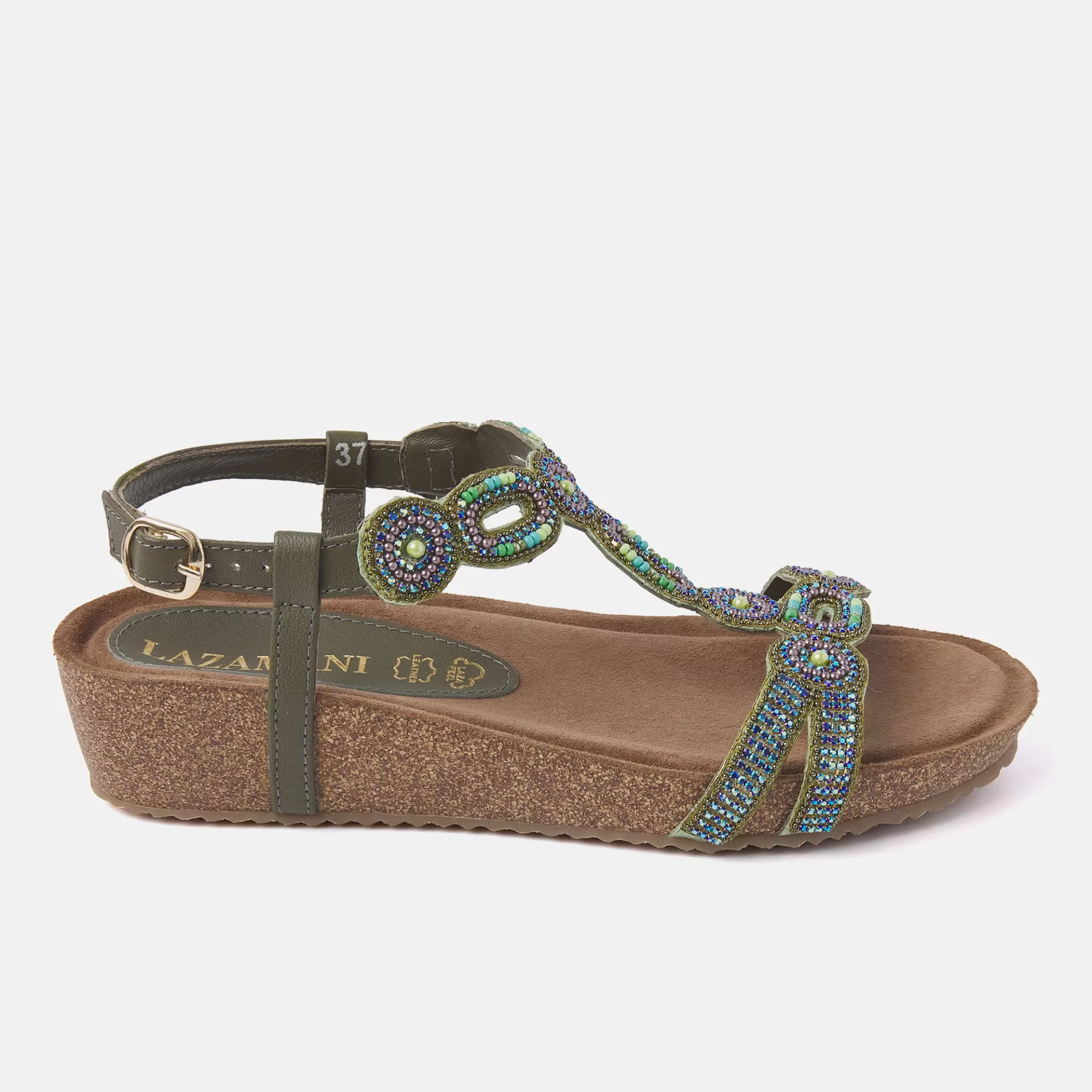 Women Lazamani Women's Sandals 75.354 Olive