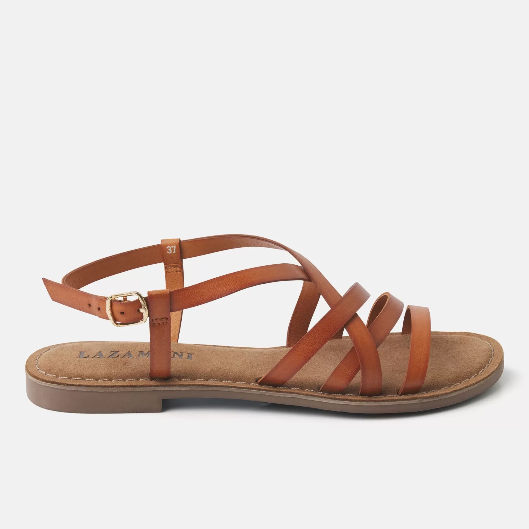 Women Lazamani Women's Sandals 75.527 Tan