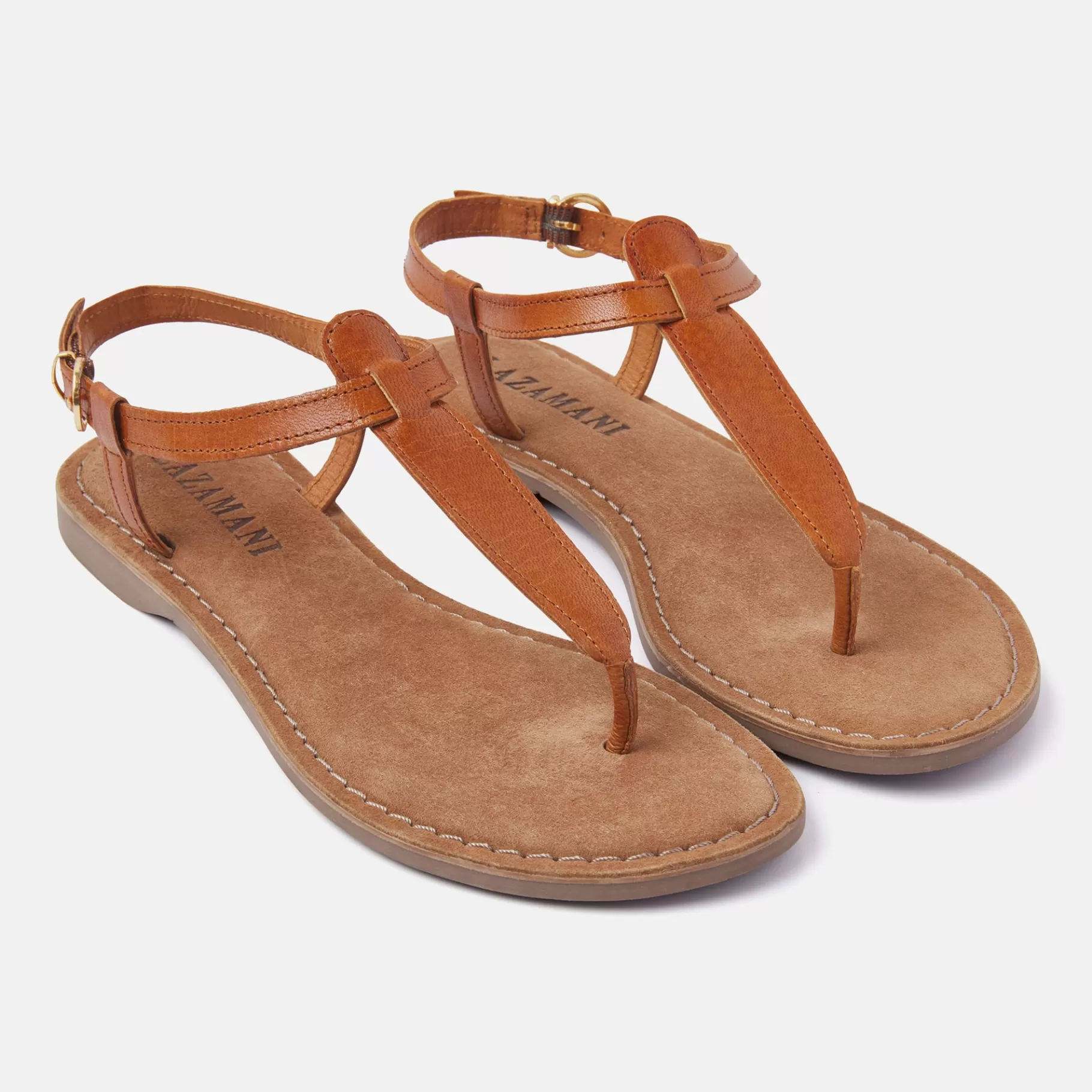 Women Lazamani Women's Sandals 75.618 Tan