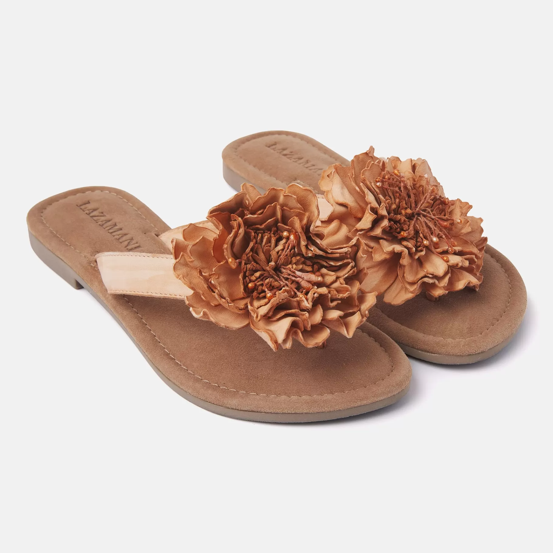 Women Lazamani Women's Slippers 33.517 Camel