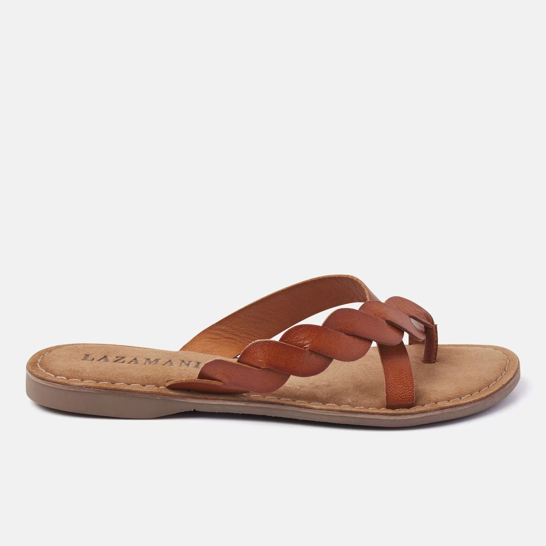 Women Lazamani Women's Slippers 75.283 Tan