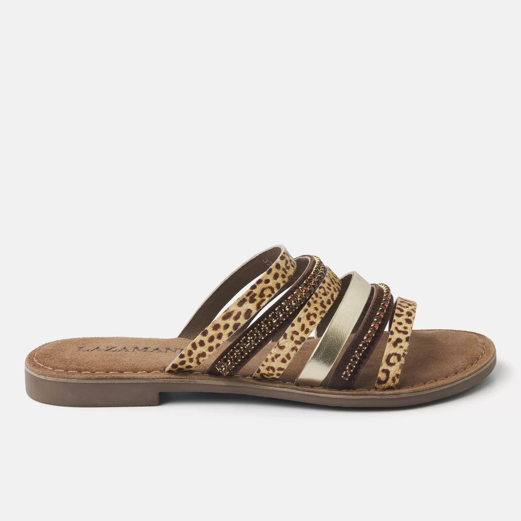 Women Lazamani Women's Slippers 75.532 Leopard