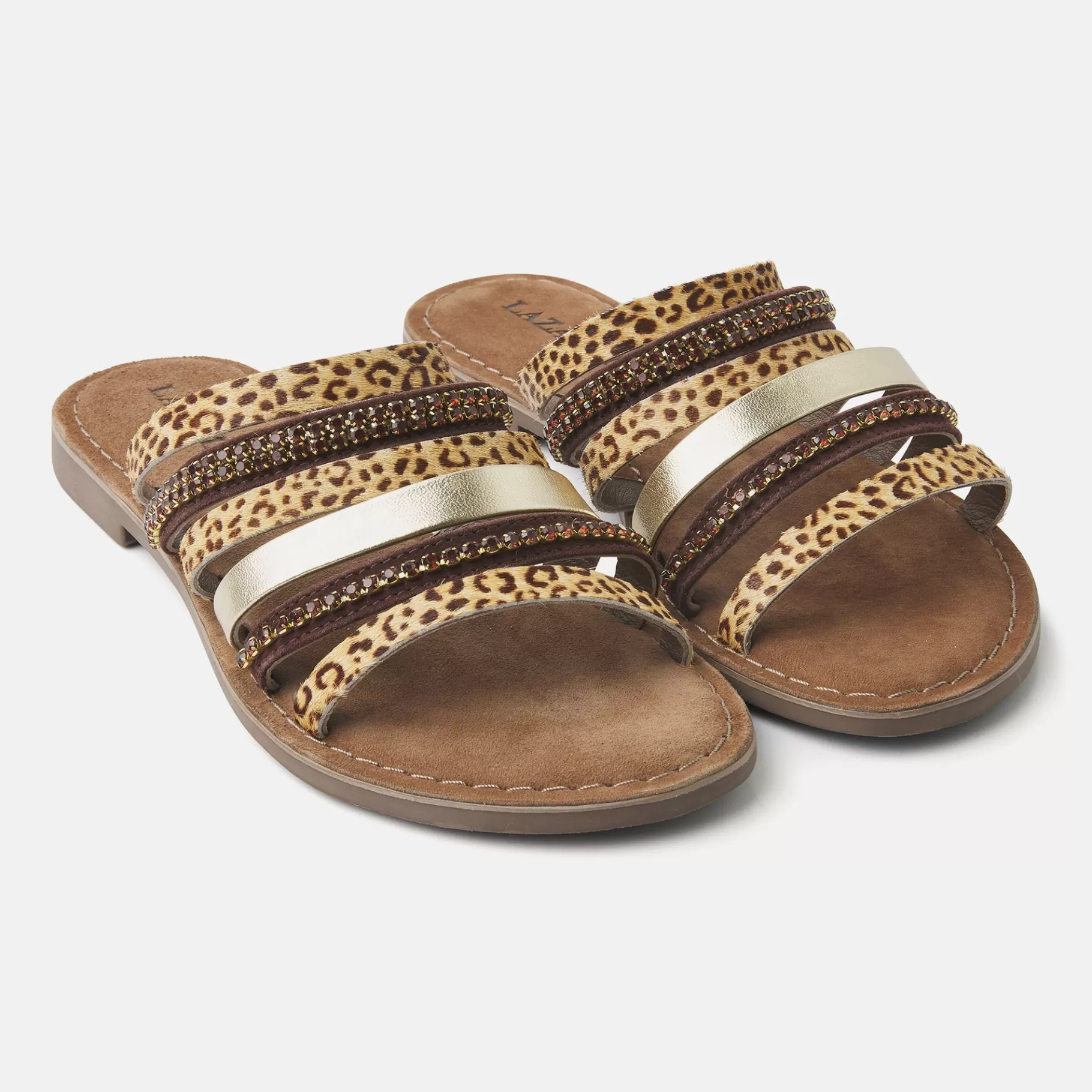 Women Lazamani Women's Slippers 75.532 Leopard